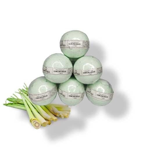 Natural Bath Bomb Lemongrass - 110gm(+-)