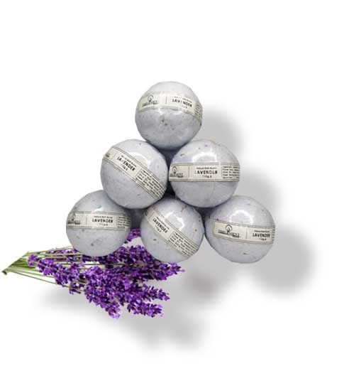 Natural Bath Bomb Lavender - 110gm(+-)